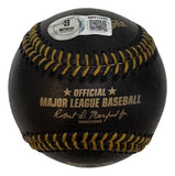 Michael Busch Chicago Cubs Signed Official MLB Black Leather Baseball BAS