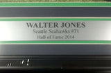 WALTER JONES AUTOGRAPHED SIGNED FRAMED 16X20 PHOTO SEAHAWKS MCS HOLO 99723