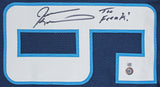Jevon Kearse "The Freak" Signed Navy Blue Pro Style Jersey BAS Witness #W598016