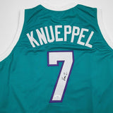 Autographed/Signed Kon Knueppel Charlotte Teal Basketball Jersey JSA COA