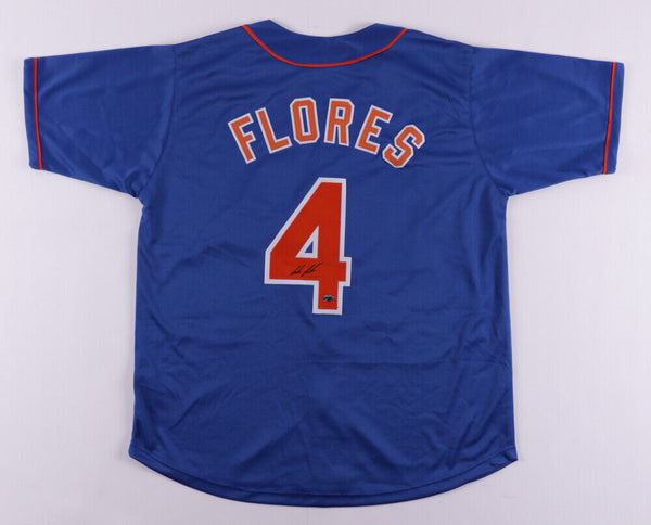 Wilmer Flores Signed NY Mets Jersey (RSA Holo) New York (2013-2018) Fan Favorite