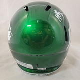 MALACHI CORLEY SIGNED NEW YORK JETS FS ALTERNATE SPEED REPLICA HELMET BECKETT QR