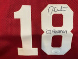 Oklahoma Sooners Signed Jersey (JSA COA) Billy Sims, Steve Owens & Jason White