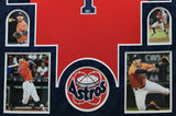 SUEDE FRAMED HOUSTON ASTROS CARLOS CORREA AUTOGRAPHED SIGNED JERSEY MLB HOLO