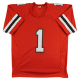 Miami Malachi Toney Authentic Signed Orange Pro Style Jersey JSA Witness