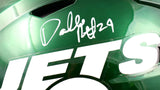 Darrelle Revis Autographed New York Jets F/S Speed Flex Helmet- Beckett W Holo