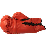 Tommy Hearns Autographed/Signed Red Right Boxing Glove Beckett 44782