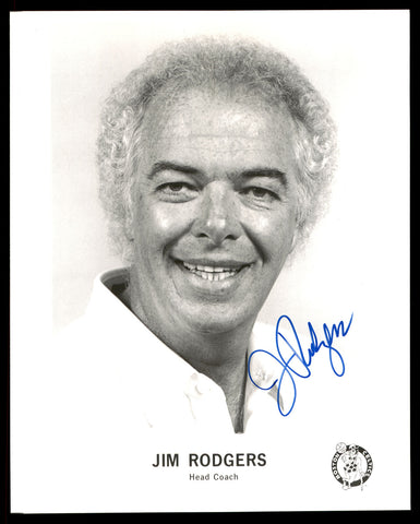 Jim "Jimmy" Rodgers Autographed Signed Team Issued 8x10 Photo Celtics 190644