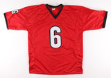 Kenny McIntosh Signed Georgia Bulldogs Jersey (JSA) Ga. Junior Running Back