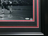 Michael Jordan Autographed Framed 18x36 Photo Bulls 69/123 UDA BAM158815