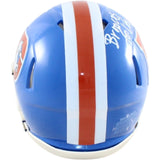 Steve Watson Signed Denver Broncos Mini Helmet 75-96 "Broncos for Life" 58593
