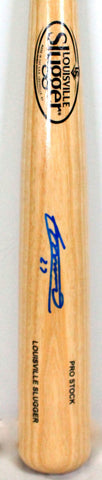 Vladimir Guerrero Jr. Autographed Louisville Slugger Pro Baseball Blonde Bat-JSA