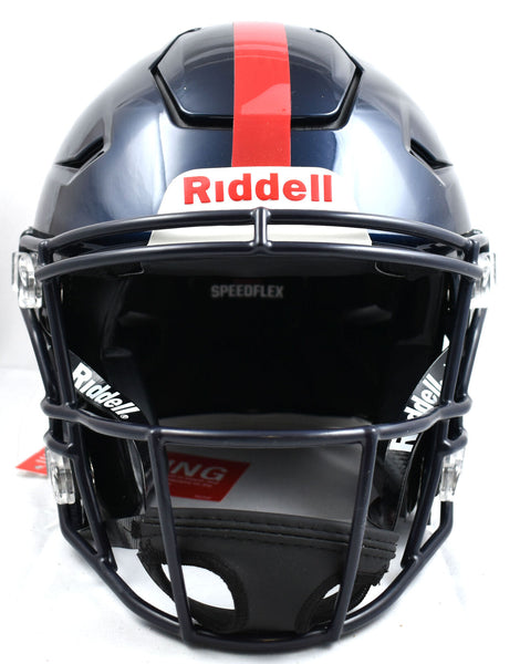rebel speedflex helmet AJ Brown Autographed Ole Miss Rebels F/S Speed Flex Helmet