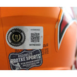Rob Gronkowski Signed Tampa Bay Buccaneers Mini Helmet Blaze Beckett W 58344