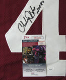 Charley Taylor HOF Signed/Inscr Redskins custom Football Jersey JSA 161106