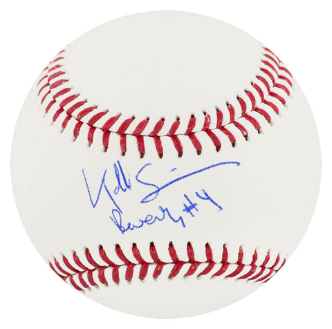 Kelli Simpkins Signed Rawlings Official MLB Baseball w/Beverly #4 - (SS COA)