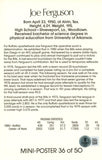 Joe Ferguson Autographed Buffalo Bills Mini Poster 36/50 Beckett 46156