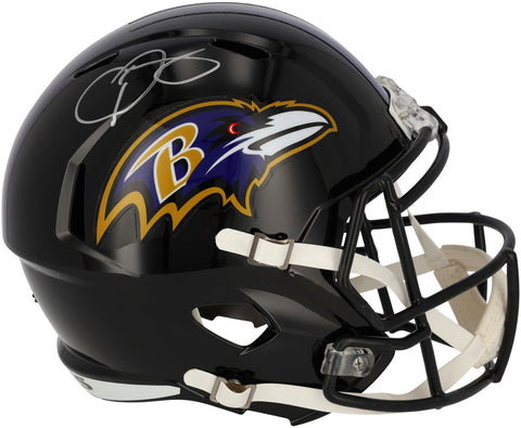 Odell Beckham Jr. Baltimore Ravens Autographed Riddell Speed Replica Helmet