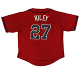 Austin Riley Signed Atlanta Custom Red Jersey