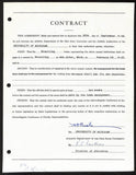 Fritz Crisler HOF Michigan Head Coach Signed/Auto Contract PSA BA198997