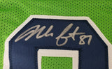Noah Fant Signed Seattle Seahawks Jersey (Beckett) 2019 1st Round Draft Pck T.E