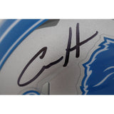 Aidan Hutchinson Autographed Detroit Lions Speed Mini Helmet Beckett 49106