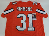 Justin Simmons Signed Denver Broncos Jersey (JSA COA) 2020 Pro Bowl Free Safety