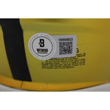 Troy Polamalu Autographed Pittsburgh Steelers Blaze Mini Helmet Beckett 27453