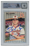 Billy Ripken Autographed 1989 Fleer #616 Error Card 10 Grade Beckett 52517