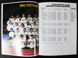1992 NLCS Braves vs. Pirates Official Program and Scorecard Magazine