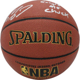 Shaquille O'Neal Signed Los Angeles Lakers Basketball Google Me Chuck BAS 47391