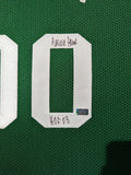 FRAMED BOSTON CELTICS ROBERT PARISH AUTOGRAPHED JERSEY MOUNTED MEMORIES HOLO