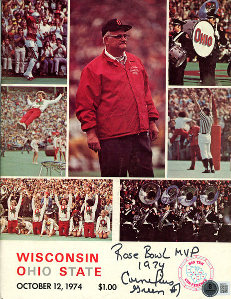 Cornelius Greene Signed Ohio State Magazine 10/12/1974 MVP BAS 46373