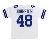 Daryl Johnston Signed Dallas Custom White Jersey With "Moose" Inscription