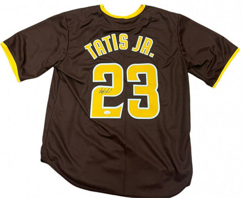 Fernando Tatis Jr Signed San Diego Padres Jersey (JSA) 2021 N.L. Home Run Leader