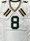 Packers Running Back JOSH JACOBS Signed Custom Replica White Jersey AUTO - BAS