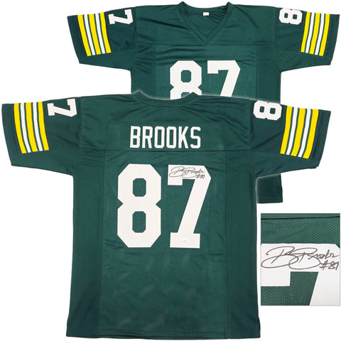 GREEN BAY PACKERS ROBERT BROOKS AUTOGRAPHED GREEN JERSEY JSA STOCK #234517