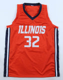Kasparas Jakucionis Signed Illinois Fighting Illini Jersey (JSA COA) Miami Heat