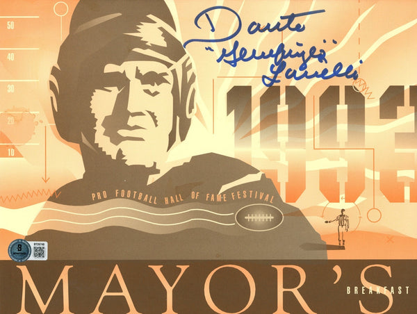 Dante Lavelli Signed Cleveland Browns Program 1993 Mayor's BFast Beckett 56864