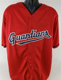 Steven Kwan Signed Cleveland Guardians Jersey /JSA COA 2022 Glod Glove Winner OF