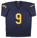 Michigan J.J. McCarthy Signed Navy Blue Pro Style Jersey BAS Witnessed #1W816052