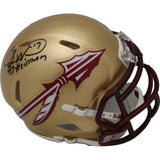 Charlie Ward Signed Florida State Seminoles Mini Heisman BAS 44419