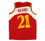 Dominique Wilkins Signed Atlanta Custom Red Jersey - JSA Authenticated