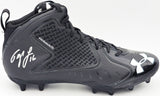TYLER LOCKETT AUTOGRAPHED UNDER ARMOUR CLEATS SEAHAWKS SIZE 11 MCS 236390