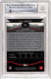 AJ Green Autographed 2011 Topps Platinum #13 Rookie Card Beckett Slab 40766