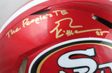 George Kittle Signed F/S 49ers Flash Speed Authentic Helmet w/2 Insc.-BAW Holo