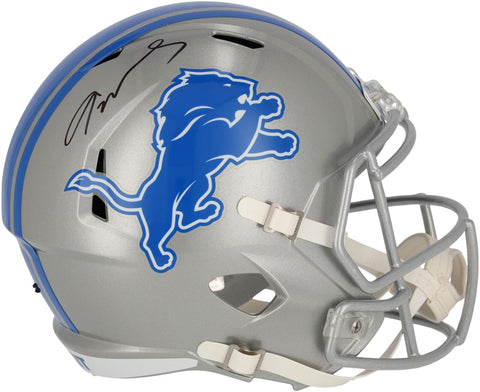 Jameson Williams Detroit Lions Autographed Riddell Speed Replica Helmet