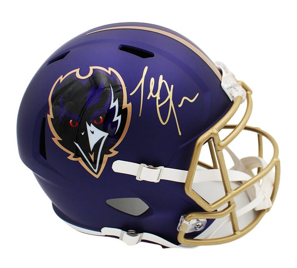 Terrell Suggs Signed Baltimore Ravens Speed Full Size Alternate NFL Helmet