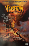 Chevy Chase Autographed/Signed Vacation 11x17 Photo Beckett WIT 58279