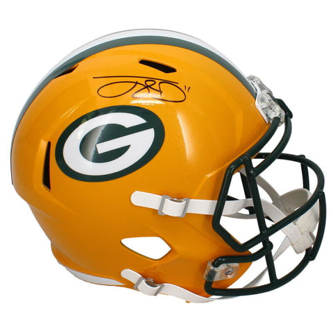 Jayden Reed Autographed Green Bay Packers Full Size Speed Helmet Beckett